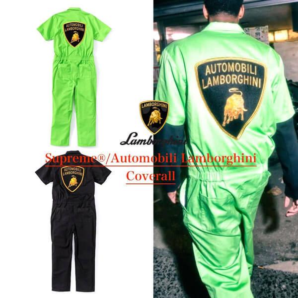 SS20 Supreme 偽物 Automobili Lamborghini Coverall ランボルギーニ カバーオール ツナギ201116CC04